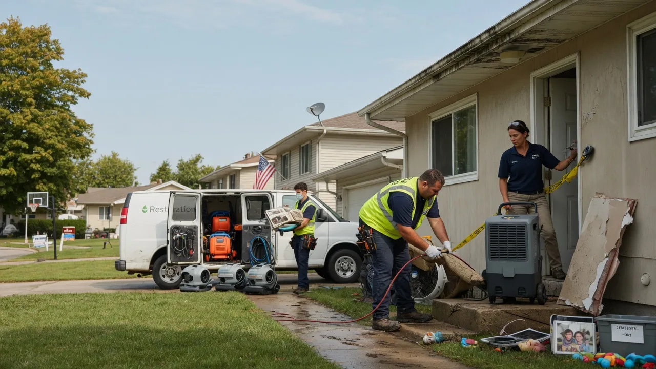 Water Damage Restoration in Cadillac, MI near me